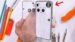 Transparent back design of the Nothing Phone 3 showcasing internal components