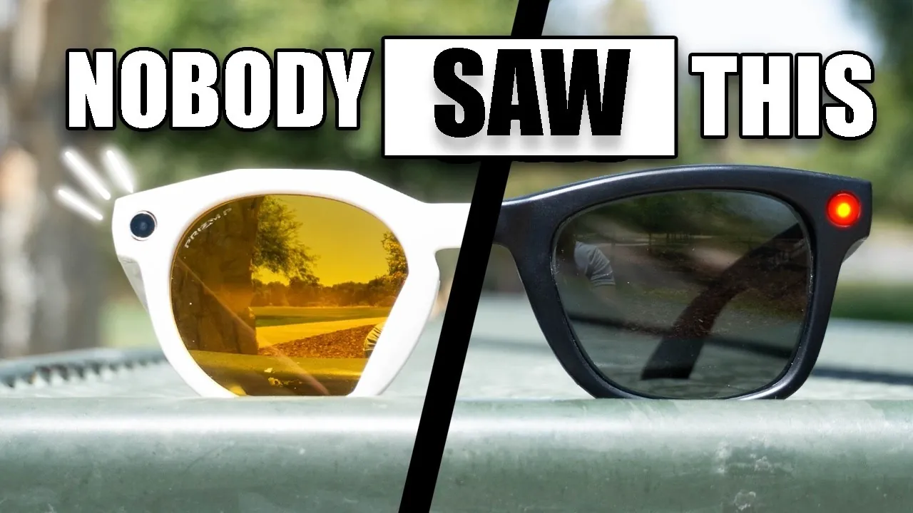 Close-up of Oakley HSTN smart glasses showcasing 12MP ultra-wide camera