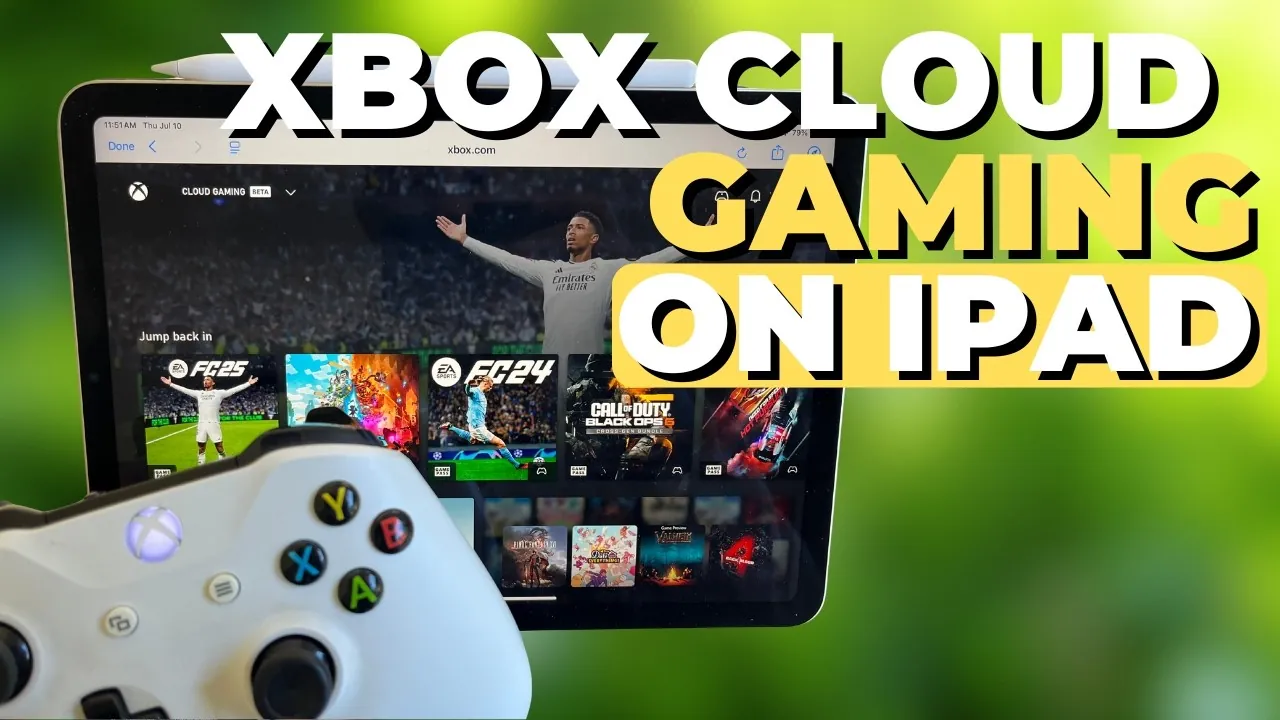 Play xbox games on iPad using cloudy games technology