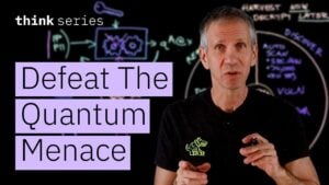 Visual representation of quantum computing’s threat to encryption systems