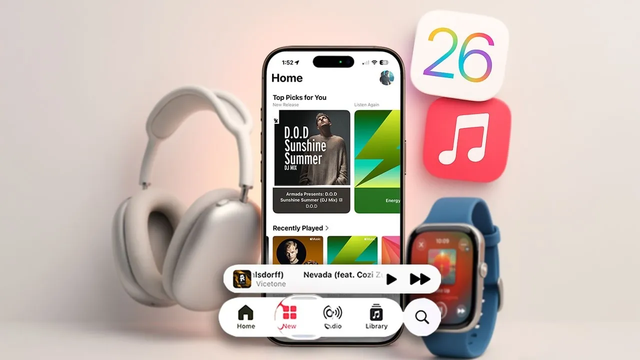 Real-time lyrics translation feature in Apple Music iOS 26 update