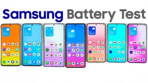 Samsung Galaxy battery test results comparing seven models
