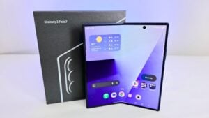 Samsung Galaxy Z Fold7 showcasing its slim and durable design
