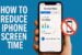 iPhone screen time