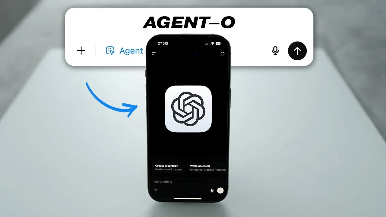 Illustration of ChatGPT Agent managing multi-step processes efficiently