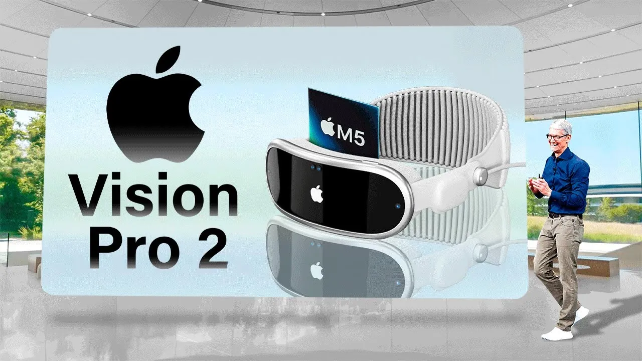 Apple Vision Pro 2 featuring advanced M5 chip for professionals