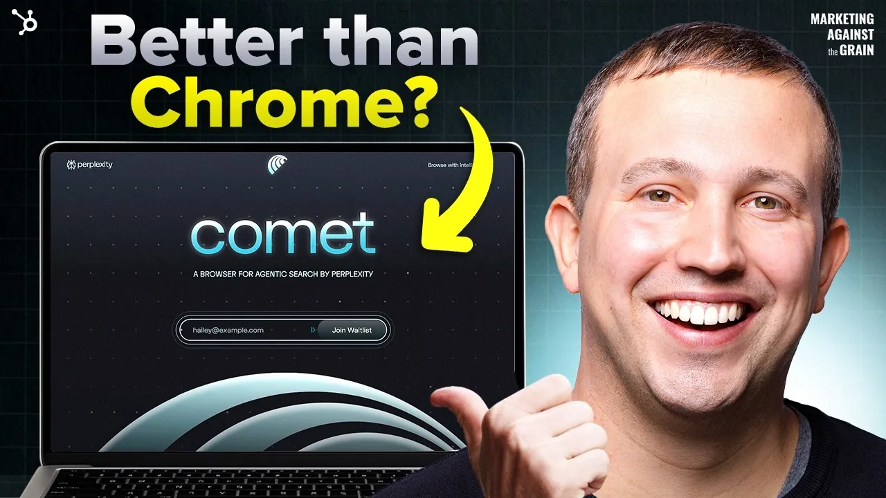 Example of voice command features in Perplexity Comet browser