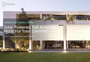 Yoolax Motorized Patio Shades