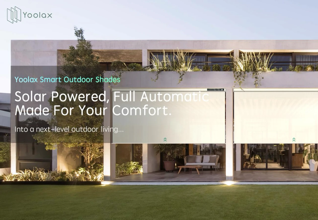 Yoolax Motorized Patio Shades