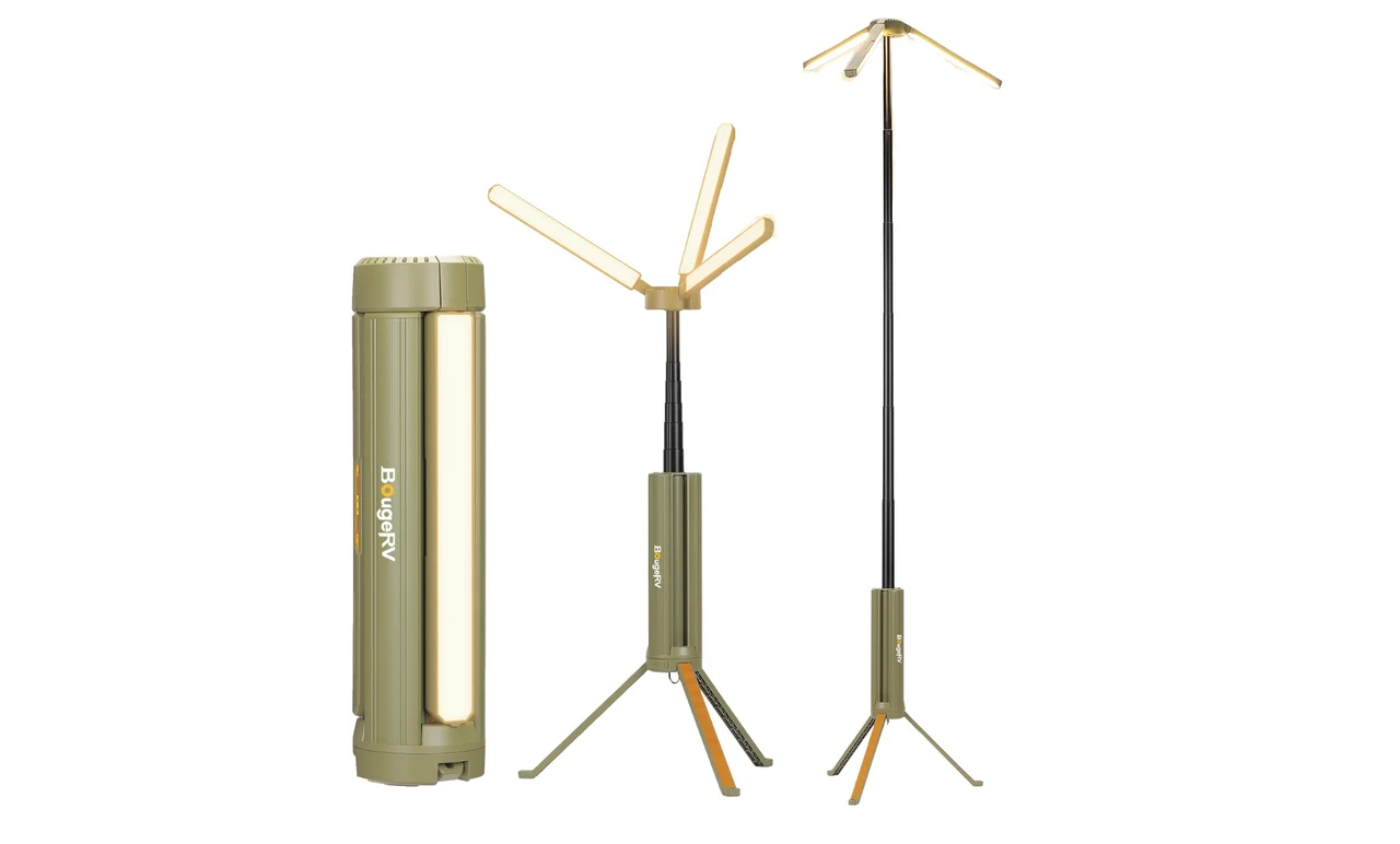 BougeRV New Outdoor Portable Telescopic Camping Lantern