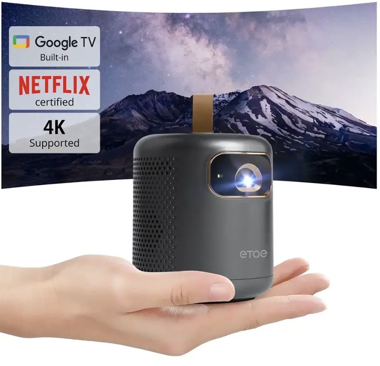 ETOE Dolphin Portable Mini Projector
