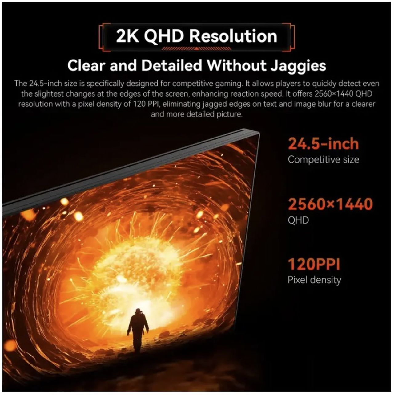 Titan-Army P2510S Plus 2K QHD Gaming Monitor