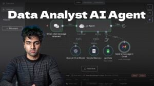 AI agent automating data analysis tasks for analysts