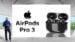 Sleek new design of AirPods Pro 3 with shorter stems for comfort
