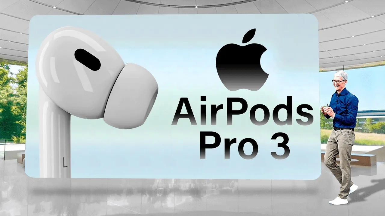 AirPods Pro 3 showcasing health monitoring sensors for fitness tracking