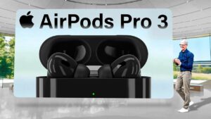 AirPods Pro 3 showcasing sleek new ergonomic design for comfort