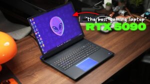 Alienware Area-51 18 gaming laptop showcasing its powerful performance and sleek design