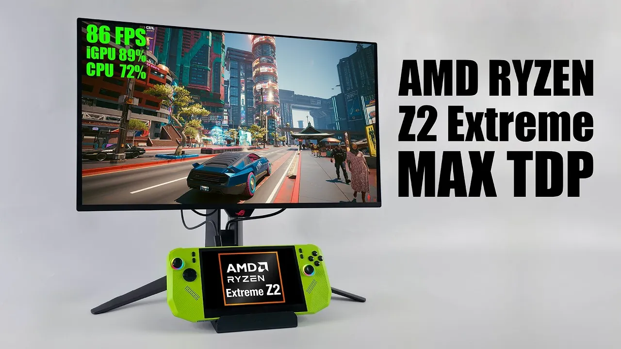 AMD Ryzen Z2 Extreme APU designed for docked mode gaming systems