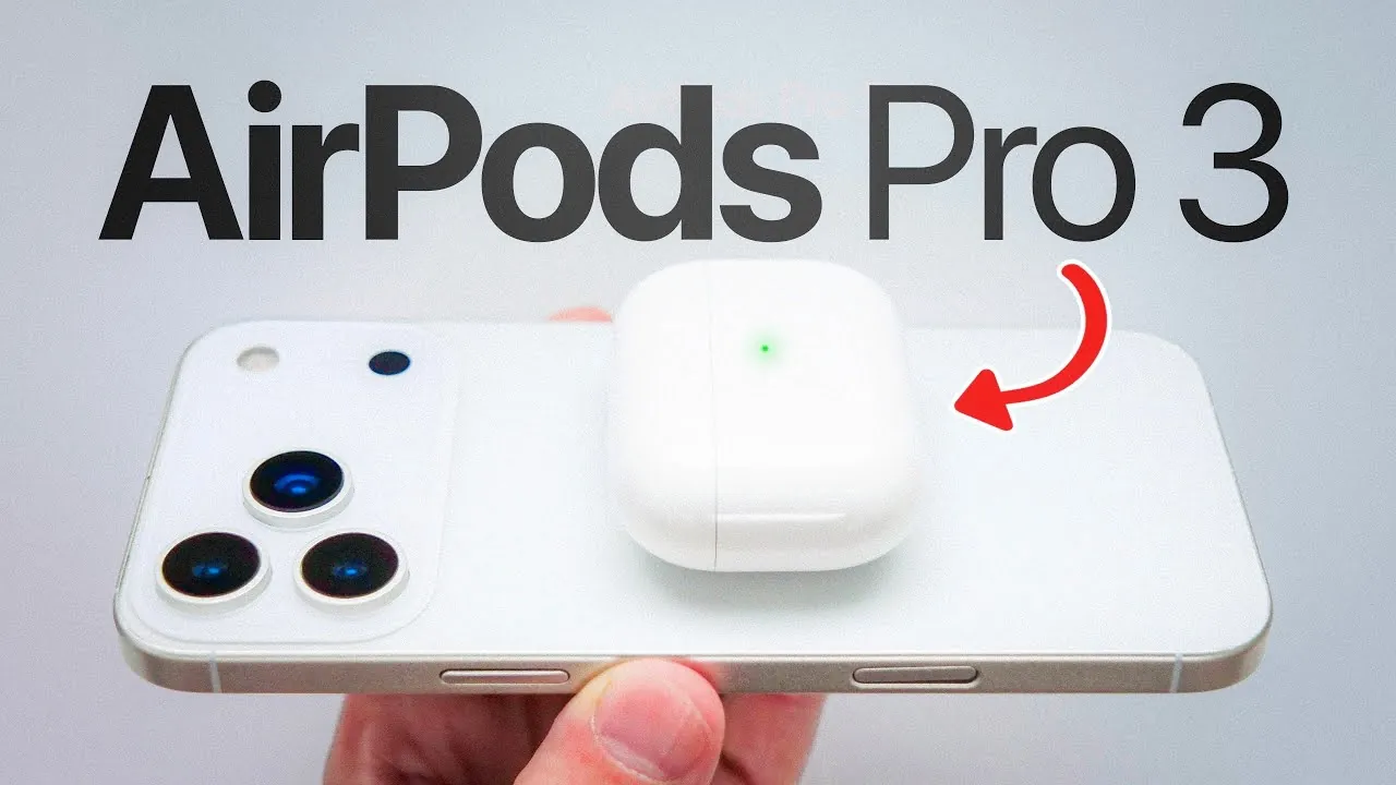 Apple AirPods Pro 3 with enhanced noise cancellation and live translation features