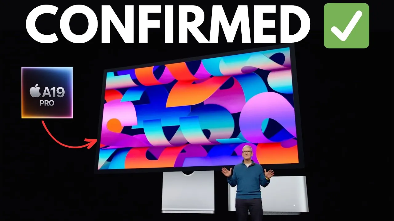 Apple Studio Display 2 powered by the A19 Pro chipset for enhanced performance