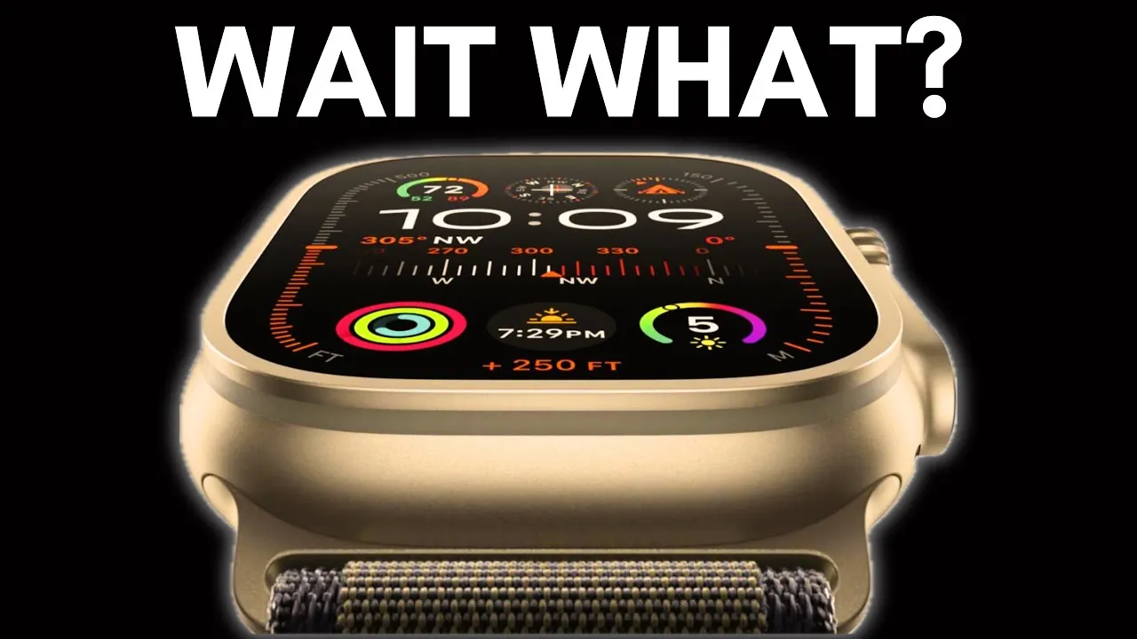 Apple Watch Ultra 3 highlighting satellite messaging and blood pressure tracking features