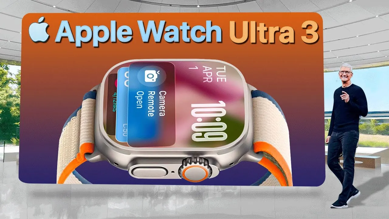 Close-up of the Apple Watch Ultra 3’s advanced health monitoring features
