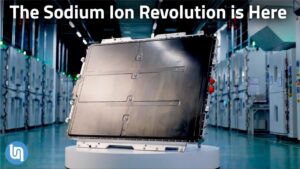 Close-up of a CATL sodium-ion battery pack promising $10 per kWh energy storage