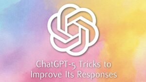 Illustration showing ChatGPT-5 prompt hacks using trigger words and constraints for clearer AI responses