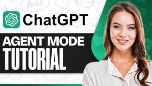 ChatGPT Agent Mode dashboard setup for automating emails, research, and presentations.