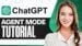 ChatGPT Agent Mode dashboard setup for automating emails, research, and presentations.