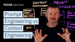 Illustration of context engineering enhancing AI optimization
