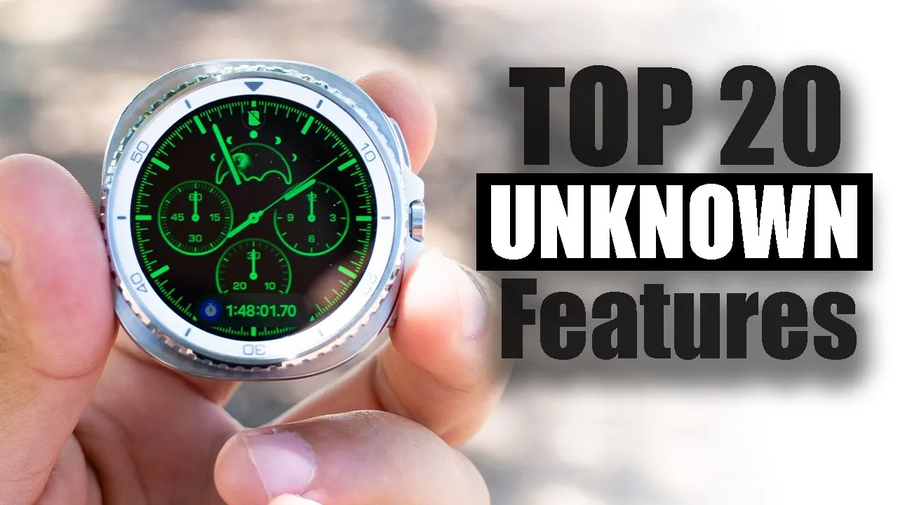 Customizing features on the Galaxy Watch8 Classic smartwatch