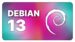 Debian 13 desktop showing Linux 6.12 LTS and a streamlined interface