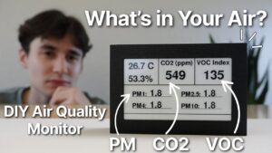 DIY air quality monitor project for tracking indoor air health