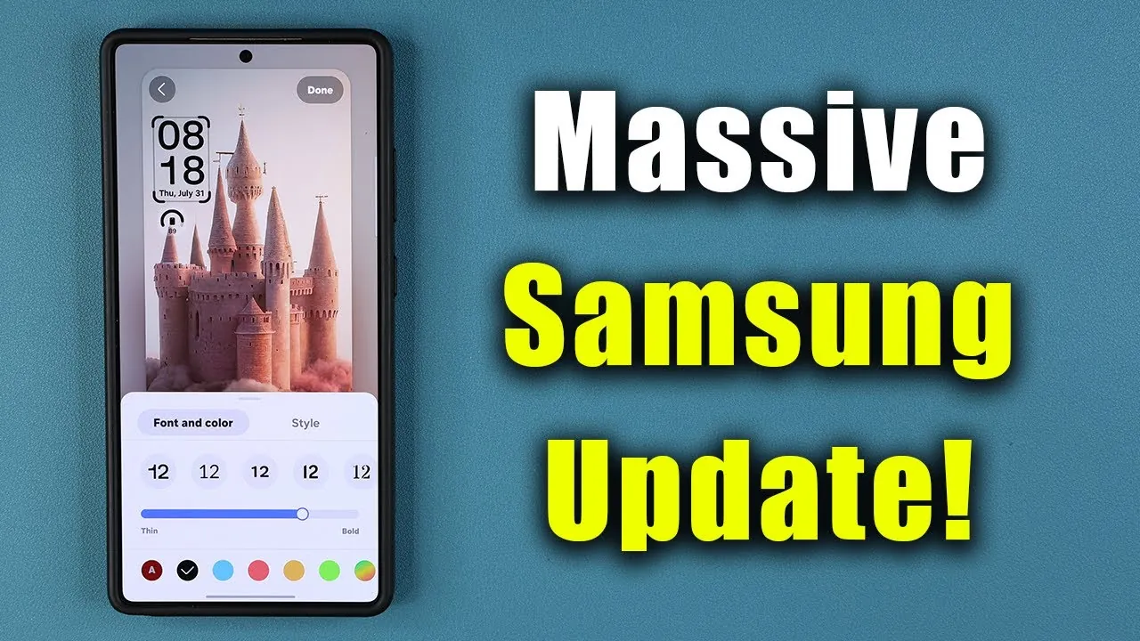Galaxy S25 with improved performance and smoother animations
