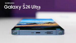 Samsung Galaxy S26 Ultra showcasing its advanced COE OLED display