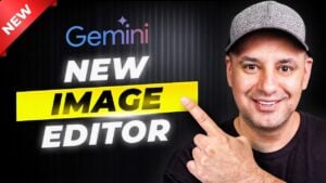 Google Gemini AI photo editor interface showcasing editing tools
