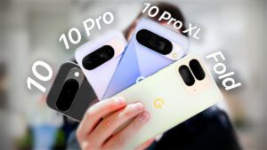 Google Pixel 10 Pro Fold showcasing wireless charging with Pixel Snap accessory