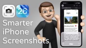 iOS 26 introduces AI-powered tools for smarter screenshot management