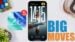 iOS 26 Beta 5 home screen with parallax effect and liquid glass dock