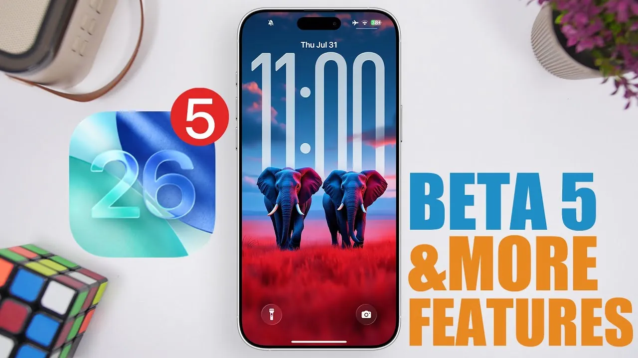 Performance and battery improvements in iOS 26 Beta 5