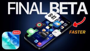 iOS 26 Beta 8 showcasing faster performance and smoother animations
