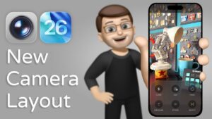 iOS 26 Camera app redesign showcasing new features and tools