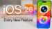 iOS 26 Camera app with sleek liquid glass interface redesign