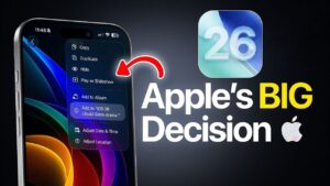 iOS 26 Liquid Glass design showcased in beta version