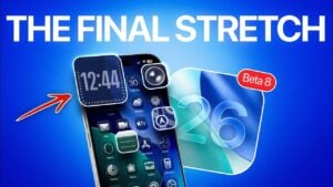 Liquid glass interface in iOS 26 showcasing smooth transitions and immersive design