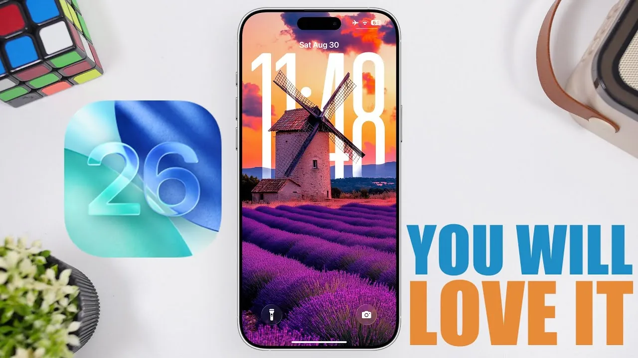 New iOS 26 features and sleek design updates for Apple devices