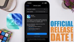 iOS 26 release date and key features overview