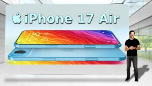 Ultra-thin iPhone 17 Air showcasing its sleek design and portability
