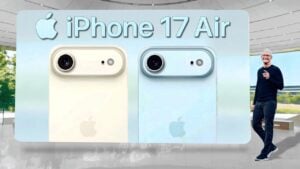 Ultra-thin carbon lithium battery design of the iPhone 17 Air